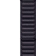 Apple Watch 45mm inkoustově fialový kožený tah – S/M - Řemínek