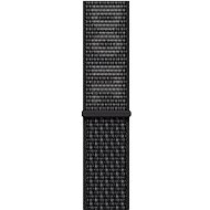 Apple Watch 45mm černo-sněhobílý provlékací sportovní řemínek Nike