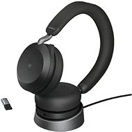 Jabra Evolve2 75 MS Stereo USB-C Stand Black - Bezdrátová sluchátka