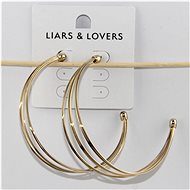 Liars & Lovers - Velké Kruhové Drátové Náušnice Barva: Zlatá, Velikost: OS - Náušnice
