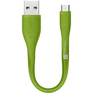 Datový kabel CONNECT IT Wirez Micro USB zelený, 0.13m
