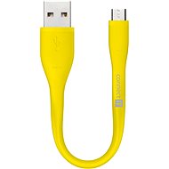 Datový kabel CONNECT IT Wirez Micro USB žlutý, 0.13m