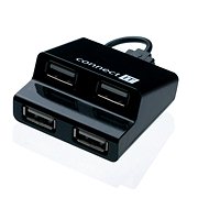 USB Hub CONNECT IT CI-108 Step černý