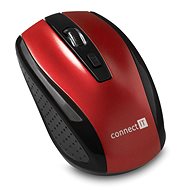 Myš CONNECT IT CI-1224 červená