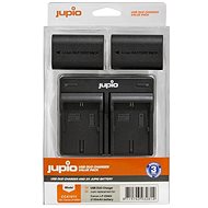 Jupio 2x LP-E6NH 2130 mAh + Dual Charger pro Canon - Baterie pro fotoaparát