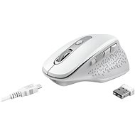 Trust Ozaa Rechargeable Wireless Mouse, bílá