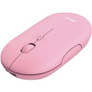 Myš Trust Puck Wireless BT Silent Mouse, růžová