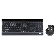 Set klávesnice a myši Rapoo 9900M Set - CZ/SK - Set klávesnice a myši