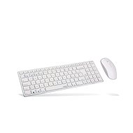 Rapoo 9300M Set CZ/SK, White - Mouse/Keyboard Set