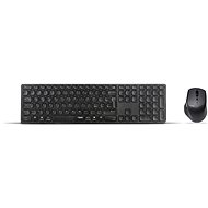 Rapoo 9800M set, šedý - CZ/SK - Set klávesnice a myši