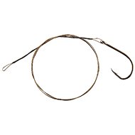 Cormoran 1x7 Wire Leader - Loop and Single Hook Velikost 1/0 12kg 50cm - Lanko