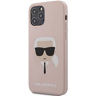 Kryt na mobil Karl Lagerfeld Head pro Apple iPhone 12/12 Pro Light Pink
