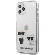 Karl Lagerfeld PC/TPU Karl&Choupette pro Apple iPhone 12/12 Pro Transparent - Kryt na mobil