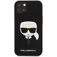 Karl Lagerfeld PU Saffiano Karl Head Kryt pro Apple iPhone 13 mini Black - Kryt na mobil