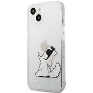 Karl Lagerfeld PC/TPU Choupette Eat Kryt pro Apple iPhone 13 Transparent - Kryt na mobil