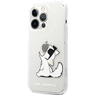 Karl Lagerfeld PC/TPU Choupette Eat Kryt pro Apple iPhone 13 Pro Transparent - Kryt na mobil