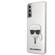 Kryt na mobil Karl Lagerfeld PC/TPU Head Kryt pro Samsung Galaxy S21+ Transparent