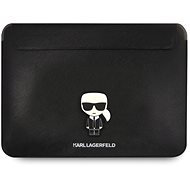 Karl Lagerfeld Saffiano Ikonik Computer Sleeve 13/14" Black - Pouzdro na notebook