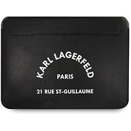 Karl Lagerfeld Saffiano RSG Embossed Computer Sleeve 16" Black - Pouzdro na notebook