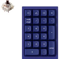 Keychron QMK Q0 Hot-Swappable Number Pad RGB Gateron G Pro Brown Switch Mechanical - Blue Version - Numerická klávesnice