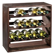 Kesper Wine Stand, Dark Pine 50 x 50 x 25cm - Wine rack