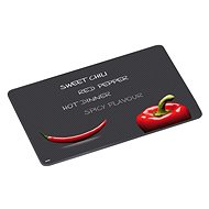 Krájecí deska Kesper Skleněná řezací deska, paprika a chilli, 30 x 40 cm - Krájecí deska