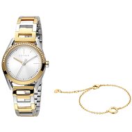 ESPRIT Lock Stones Silver Gold T/T MB SET ES1L117M0085 - Dámské hodinky
