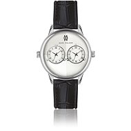 MARC MALONE Louis Croco Black Leather CBC-2200S - Pánské hodinky