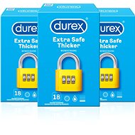 DUREX Extra Safe Pack 3 × 18 ks - Kondomy
