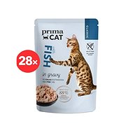 PrimaCat Kapsička Filety s rybou ve šťávě 28 × 85g - Kapsička pro kočky