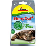 GimCat Shiny Cat tuňák tráva 2 × 70 g - Vanička pro kočky