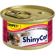 GimCat Shiny Cat kuře kreveta 70 g - Konzerva pro kočky