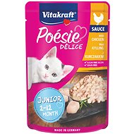 Vitakraft Cat Wet Food Poésie Délice Chicken Junior 85g - Cat Food Pouch