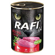 Rafi Cat Grain Free konzerva s telecím masem 400 g