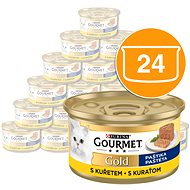 Gourmet gold paštika s kuřetem 24 x 85 g - Paštika pro kočky