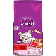 Whiskas granule hovězí pro dospělé kočky 3,8 kg - Granule pro kočky