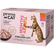 PrimaCat Kapsička pro sterilizované kočky filety multipack 12 × 85 g - Kapsička pro kočky