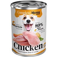 Louie Complete menu Monoprotein kuřecí se zeleninou 400 g - Konzerva pro psy
