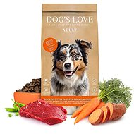 Dog's Love granule Hovězí Adult 12 kg - Granule pro psy