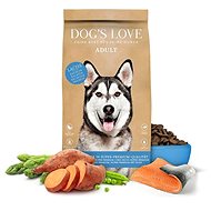 Dog's Love granule Losos Adult 12 kg - Granule pro psy