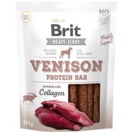 Brit Jerky Venison Protein Bar 200g  - Pamlsky pro psy
