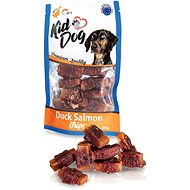 KidDog Duck Salmon Strips 80 g - Pamlsky pro psy