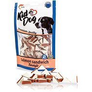 KidDog Lososové sendvičové trojúhelníčky 80 g - Pamlsky pro psy