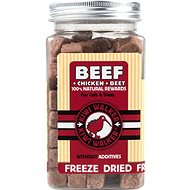 Kiwi Walker Mrazem sušené hovězí, kuřecí a červená řepa 90 g - Pamlsky pro psy