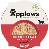Applaws miska Cat Pot kuřecí prsa a kachna 60 g - Vanička pro kočky