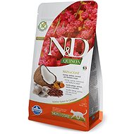 N&D QUINOA grain free cat skin & coat herring & coconut 1,5 kg - Granule pro kočky