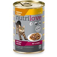 Nutrilove kuřecí v želé 400 g - Konzerva pro kočky