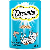 DREAMIES pochoutky s lososem 60 g - Pamlsky pro kočky