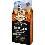 Carnilove Fresh Ostrich & Lamb Excellent Digestion for Small Breed Dogs 6kg - Dog Kibble