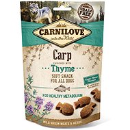 Pamlsky pro psy Carnilove dog semi moist snack carp enriched with thyme 200 g 